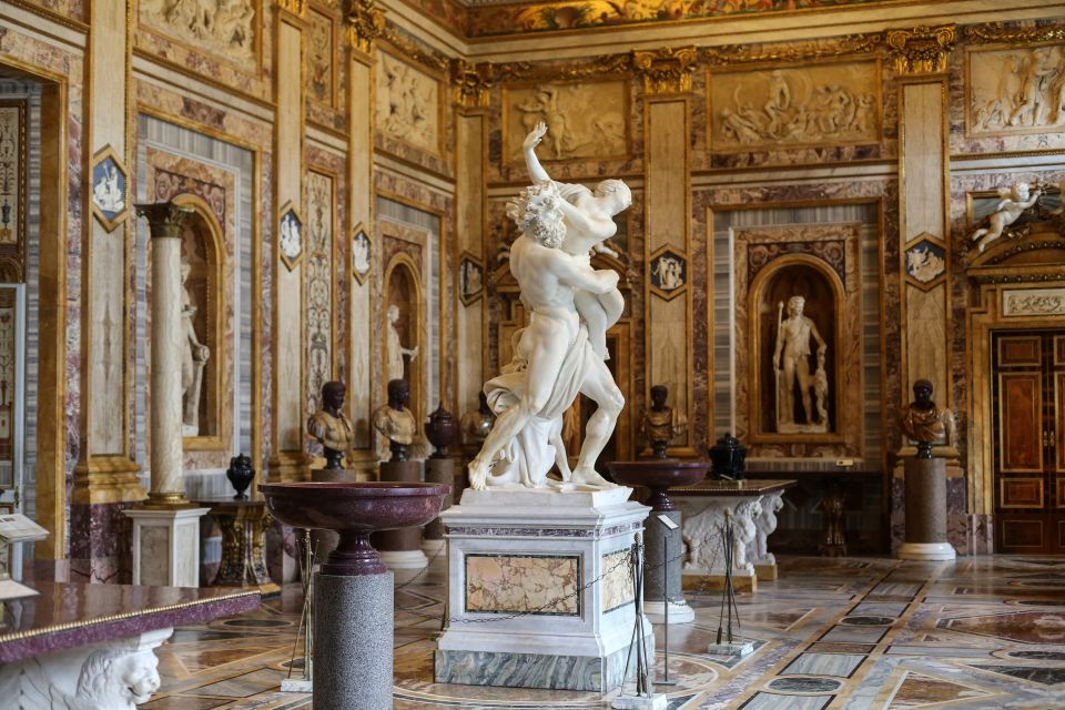 Rome: Borghese Gallery and Gardens Guided Small-Group Tour - How the guided rooms lead into self-guided time