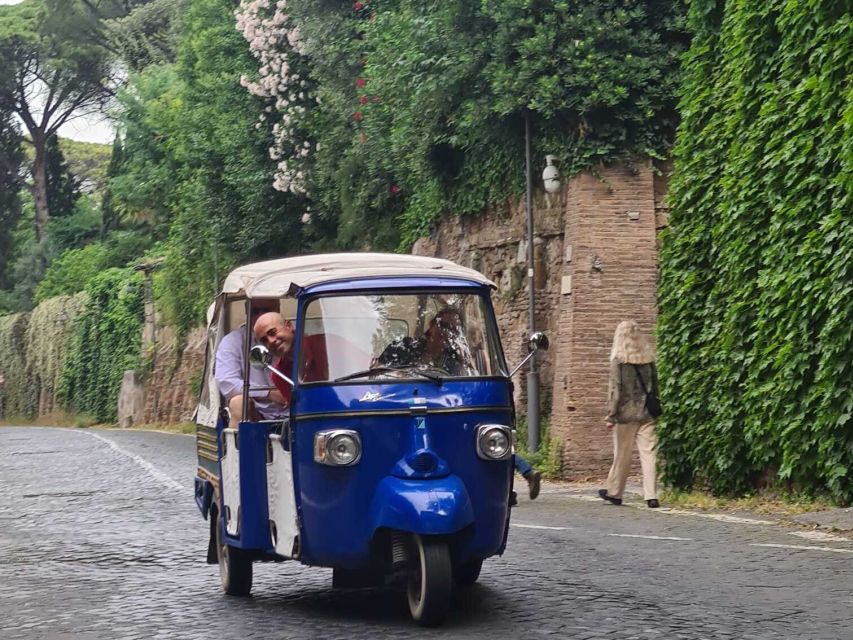 Rome by Ape Calessino - Hotel pickup, helmets, and how 3 hours really plays out