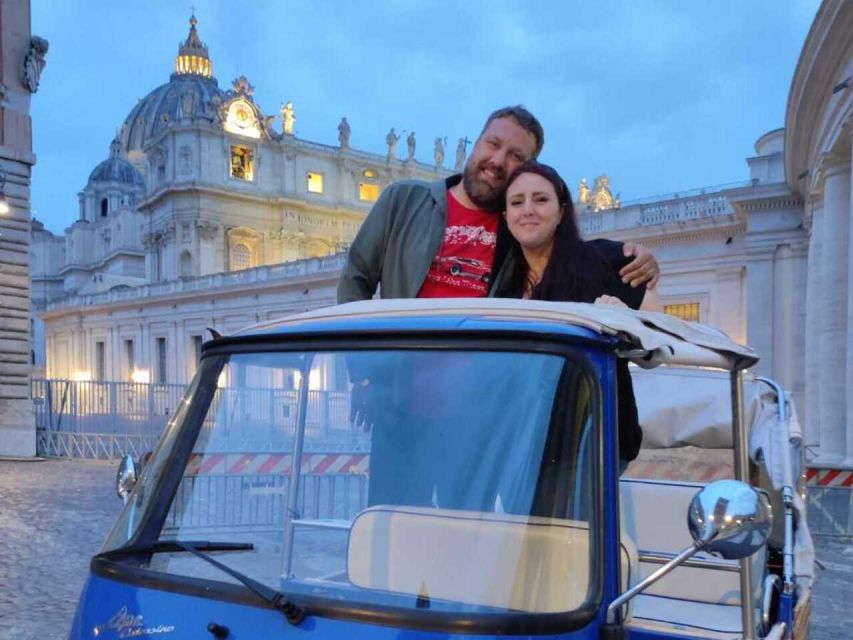 Rome by Ape Calessino - Trevi Fountain and Spanish Steps: seeing the buzz without living in it