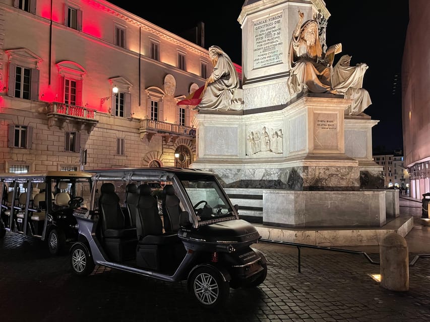 Rome by Night Private Golf Cart Tour - Why a Private Golf Cart Tour Works So Well in Rome at Night
