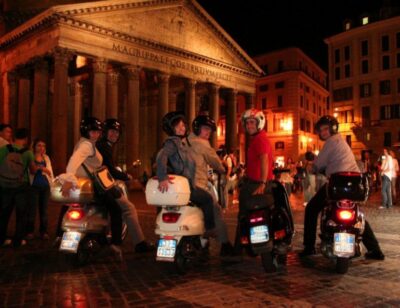 Rome by Night Vespa Tour With Driver/Private Guide - How the private setup works: hotel pickup, helmets, and pillion seating