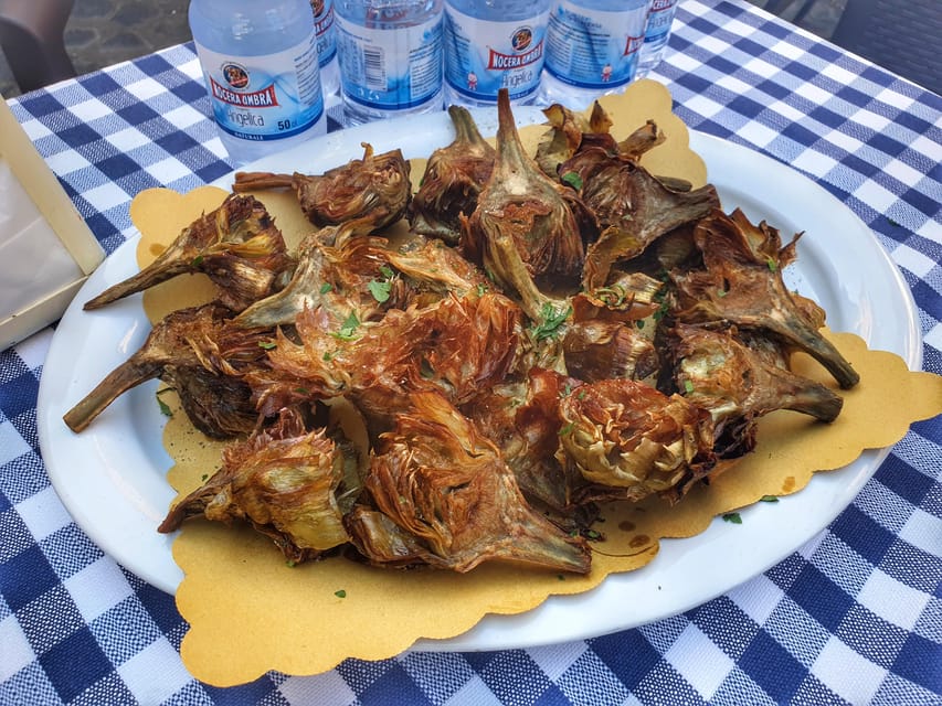 Rome: Campo de Fiori & Ghetto Street Food Sightseeing Tour - Campo de’ Fiori Market Stops: Supplì, Pizza al Taglio, and Fried Artichoke