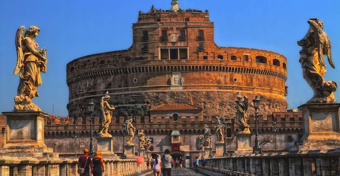 Rome: Castel Sant’Angelo Skip-the-Line Ticket & Audio Guide - The terrace climb: Rome, the Tiber, and photos from the right heights