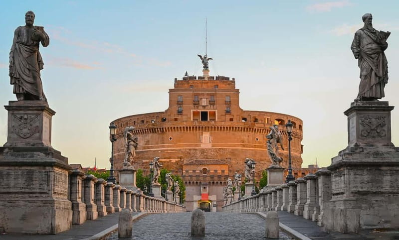 Rome: Castle Sant'Angelo Ticket w/ audioguide option - The secret walkway legend and the Angels and Demons connection
