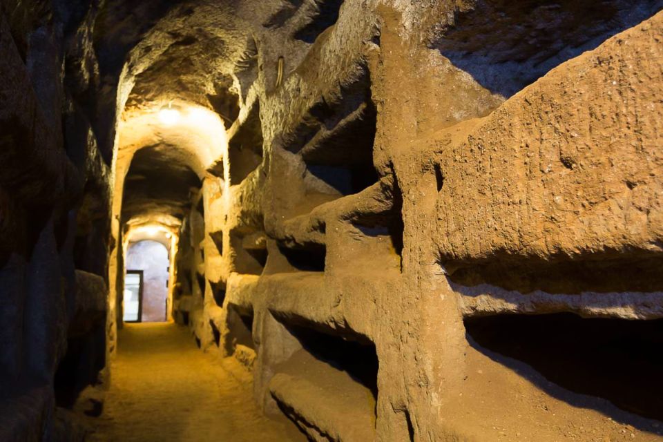 Rome: Catacombs of Saints Marcellino and Pietro Guided Tour - What you’ll actually see underground: frescoes, paintings, and story scenes