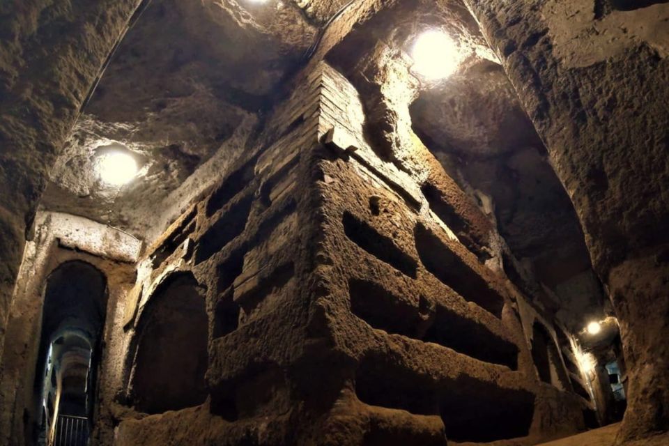 Rome: Catacombs of St. Sebastian Entry Ticket & Guided Tour - The basilica area and photography rules you should know