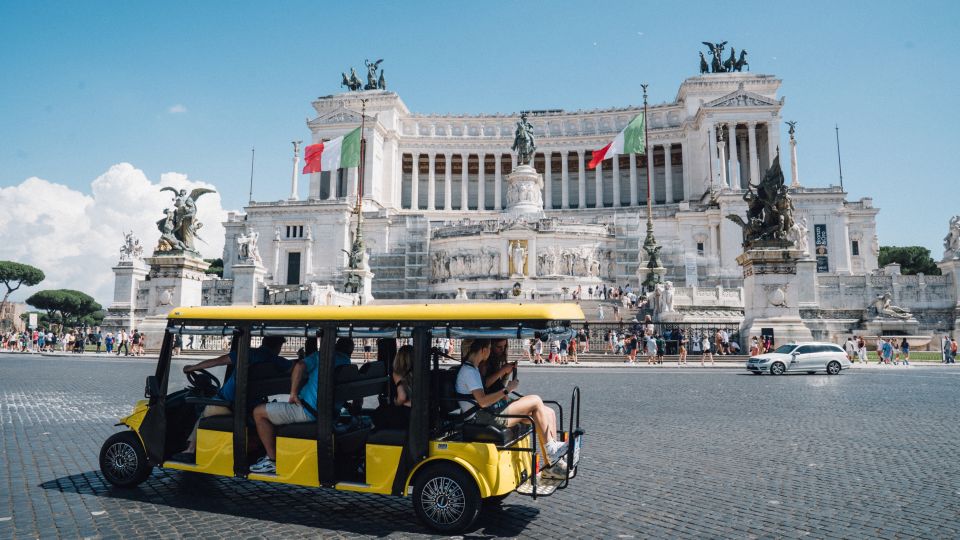 Rome: City Highlights Golf Cart Tour with Local Guide - The Pantheon stop: dome views plus architecture talk