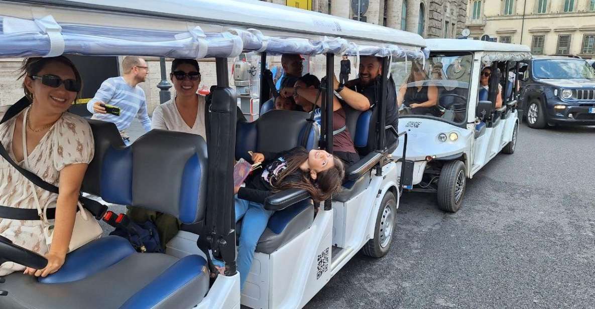 Rome: City Highlights on a Shared Golf Cart Tour - Key highlights you’ll notice right away