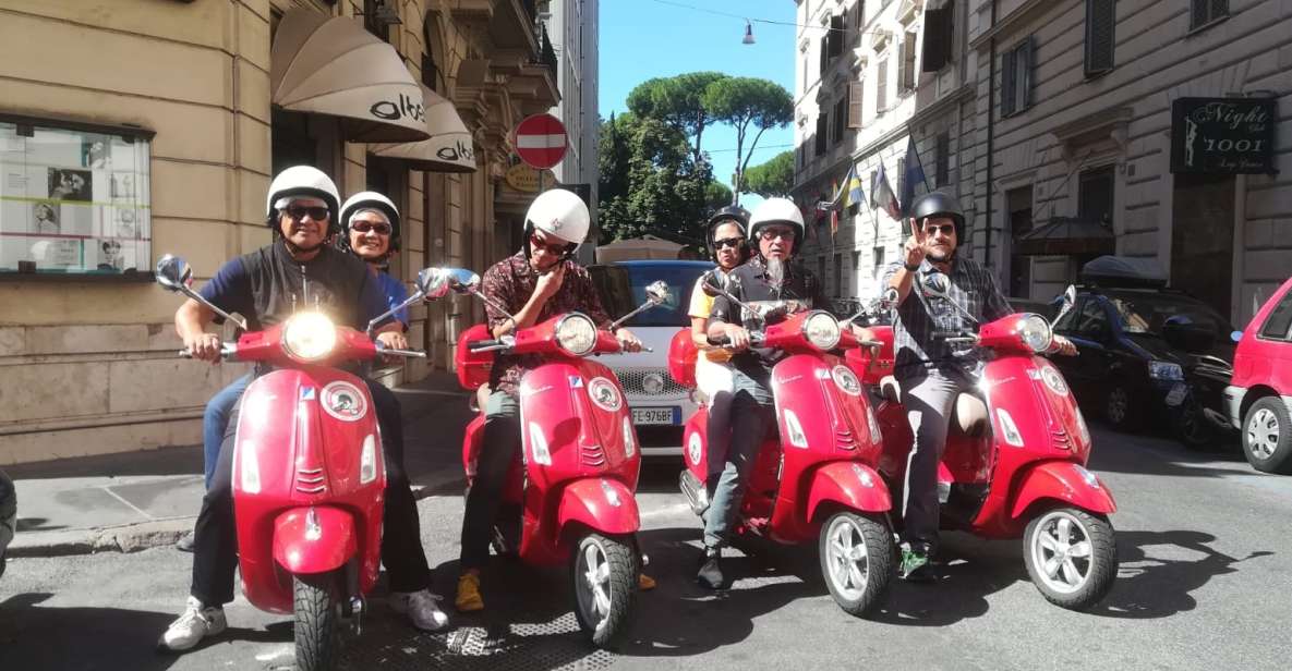 Rome: City Highlights Vespa Tour with Driver - Starting From Your Hotel: Private Group Comfort, Real Flexibility