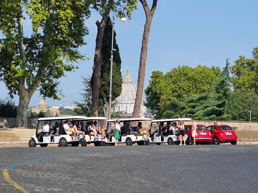 Rome: City Tour by Golf Cart with Gelato - People Square, Augustus, and Piazza Venezia: ancient Rome to pageantry
