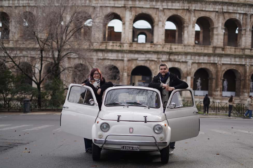Rome: City Tour in a Retro Fiat 500 with Photo Stops - Fontana dell’Acqua Paola: Baroque water and a strong photo angle