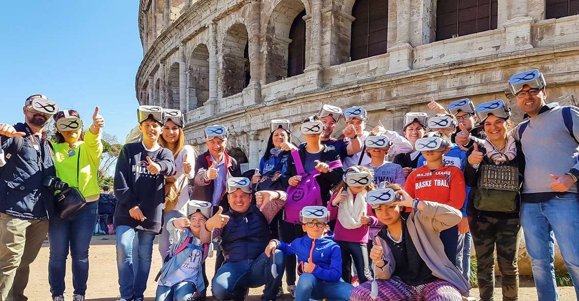 Rome: Colosseum Access and Self-Guided Virtual Reality Tour - Where to meet and how the headset handoff works