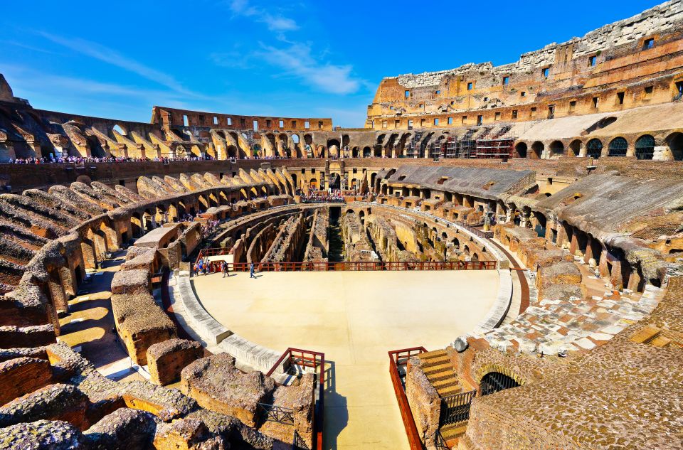 Rome: Colosseum, Ancient Rome Tour or Self AudioGuided Tour - Inside the Colosseum: the break, the photos, and gladiator storytelling
