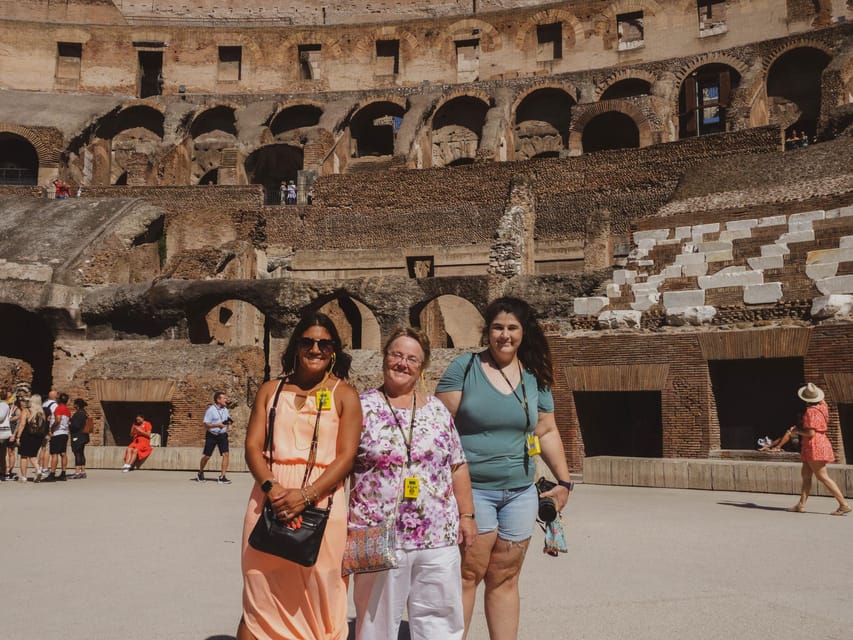 Rome: Colosseum, Arena and Palatine Hill Small-Group Tour - Starting Times and the Order of Stops: Why It Might Vary