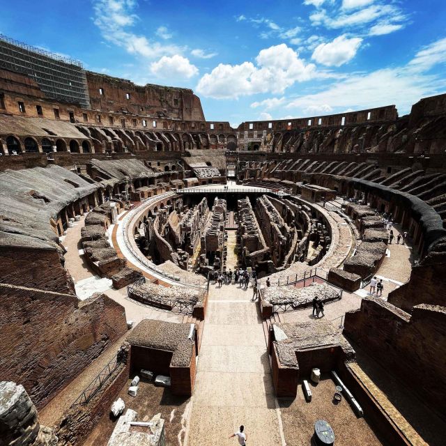 Rome: Colosseum Arena Floor and Ancient Rome Tour - The Colosseum underground: dungeons, animals, and the darker level