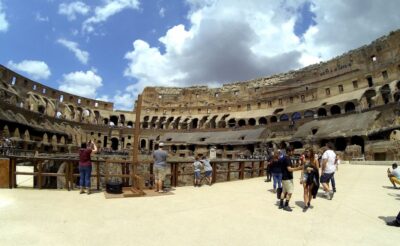 Rome: Colosseum Arena Guided Tour with Roman Forum Option - Entering the Colosseum: meeting point, security, and what to bring