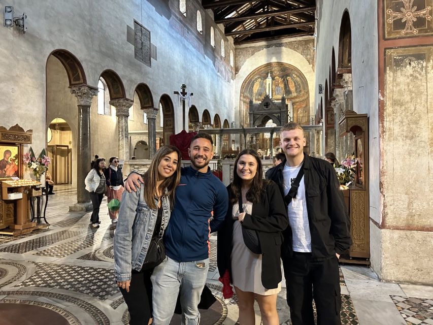 Rome: Colosseum, Circus Maximus, Forum & Ancient Rome Tour - Piazza Cinque Scole to Portico d’Ottavia: starting with a living neighborhood feel