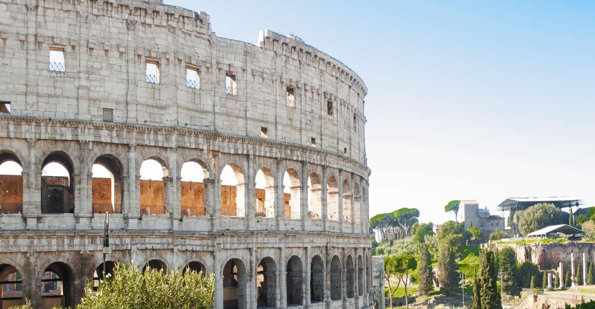 Rome: Colosseum & Forum with Audio Guide App -Optional Arena - Skip-the-line ticket pickup at Via delle Terme di Tito 93