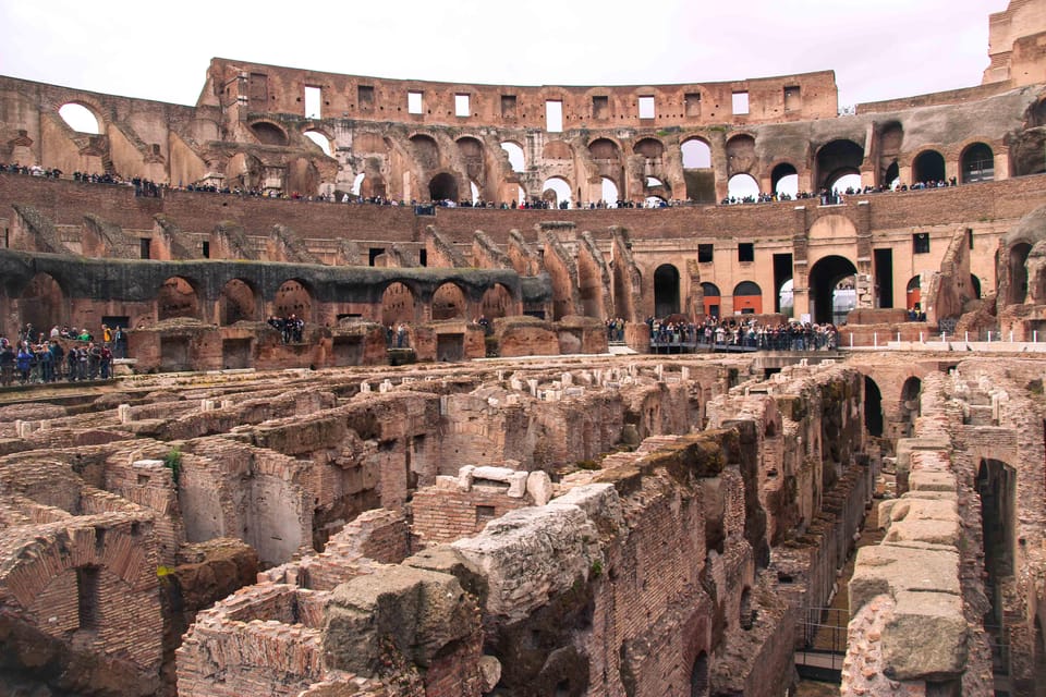 Rome: Colosseum & Forum with Audio Guide App -Optional Arena - Entering the Colosseum: ID checks, correct names, and security lines