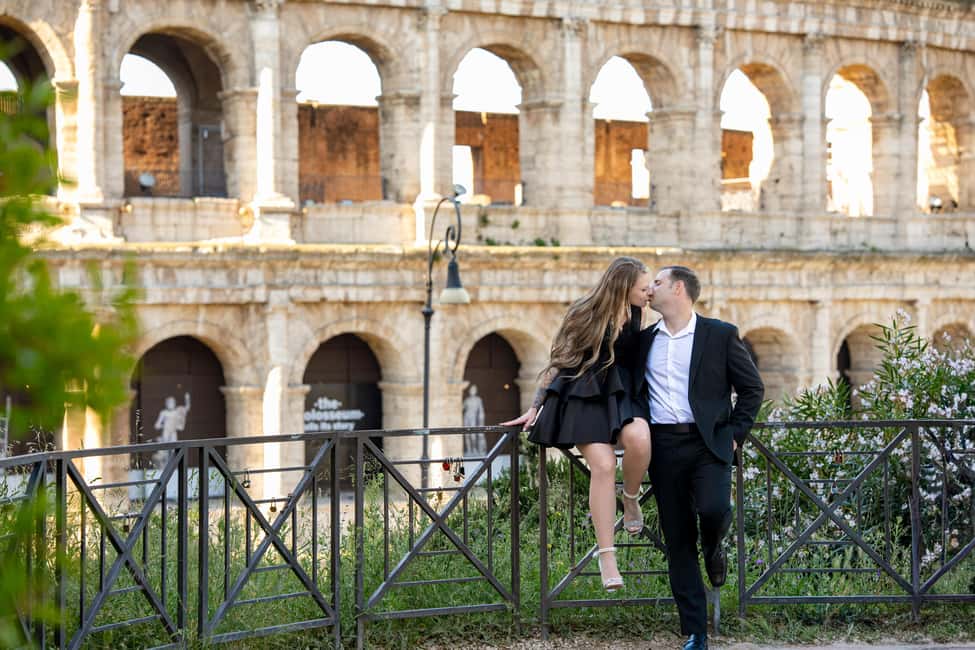 Rome: Colosseum Private Photoshoot - Walking route: cobblestone corners, quiet ruins, and the finish near the Jewish Ghetto