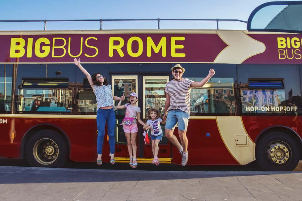 Rome: Colosseum, Roman Forum, Palatine Hill & Hop-on Hop-off - Big Bus 24-hour hop-on hop-off: use it to save your legs