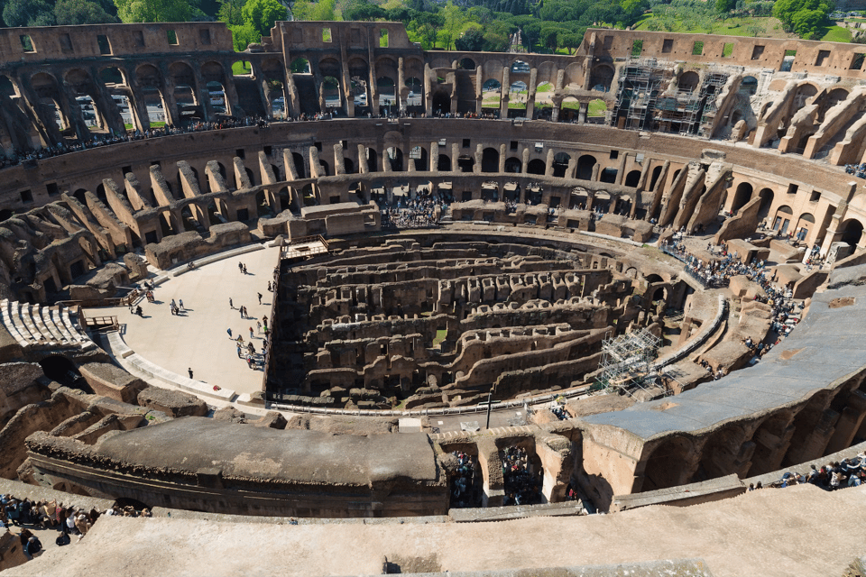 Rome: Colosseum Underground and Arena Floor Tour - Not great for wheelchairs: plan alternative routes
