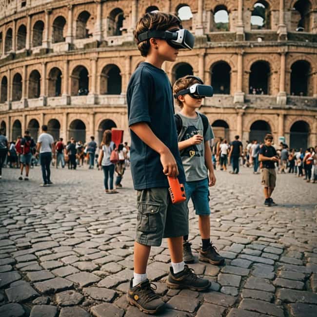 Rome: Colosseum VR Experience - How the VR Portion Sets You Up in Front of the Colosseum