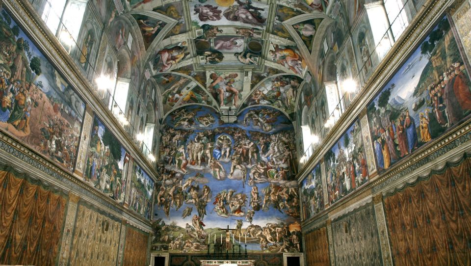 Rome: Combo Colosseum and Vatican Group Tour - Vatican Museums and the Sistine Chapel at 3:00 pm