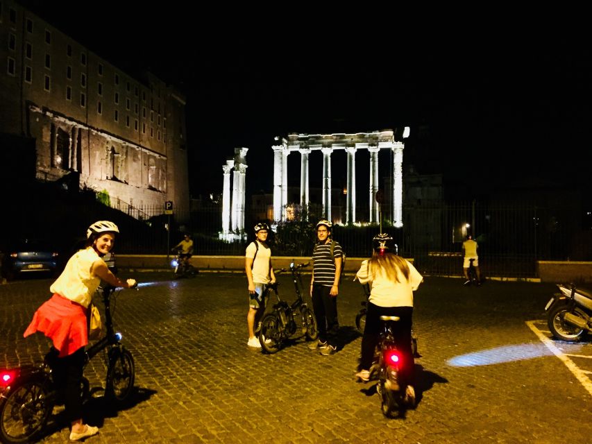 Rome: E-Bike Night Tour with Food and Wine Tasting - St. Peter’s Basilica: Vatican atmosphere from the bike lane