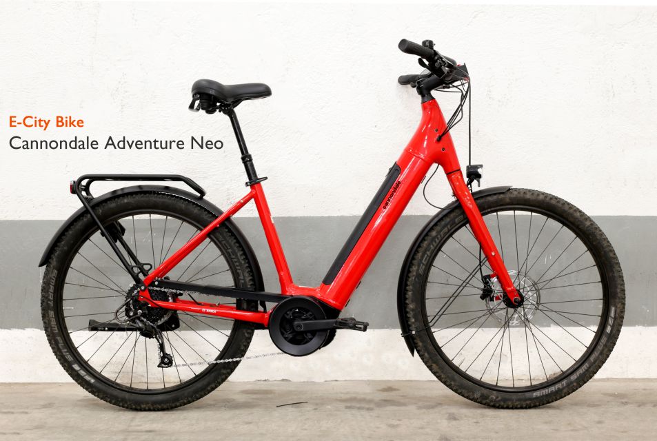 Rome: E-Bike Rental with Helmet and U-Lock - Picking Up Your Cannondale or Ghost at Via Labicana 49