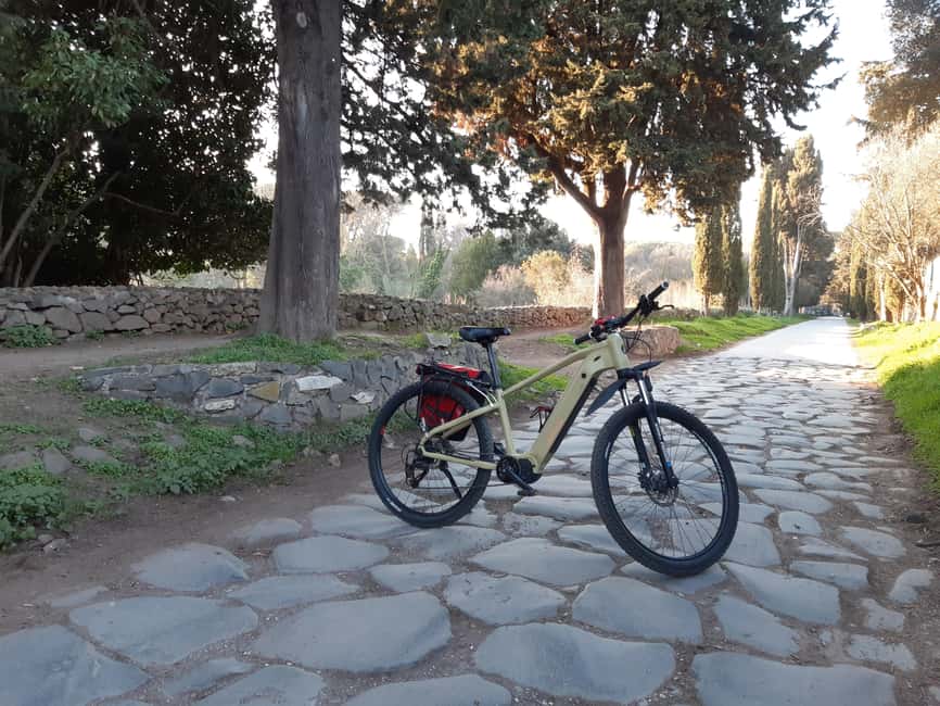 Rome: E-bike Tour From The Circus Maximus To The Catacombs - Ancient Appian Way photo stop: why this road hits at e-bike speed