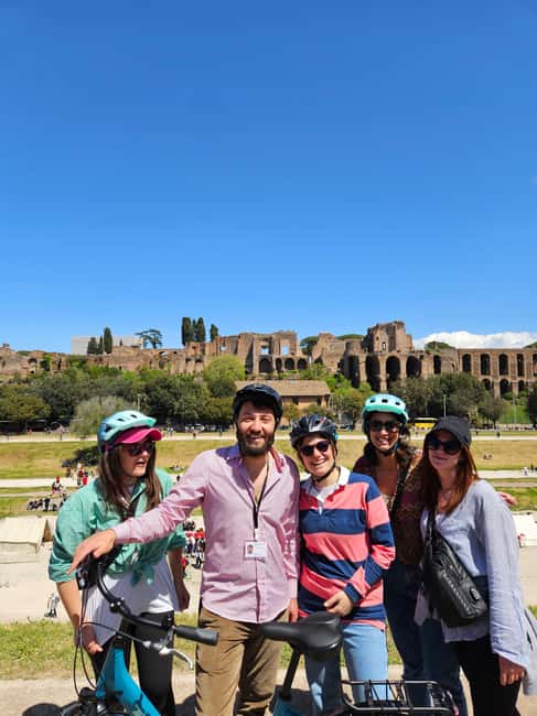 Rome E-Bike Tour with a local! (and a traditional snack) - Semi-private sightseeing: how you get safety and flexibility