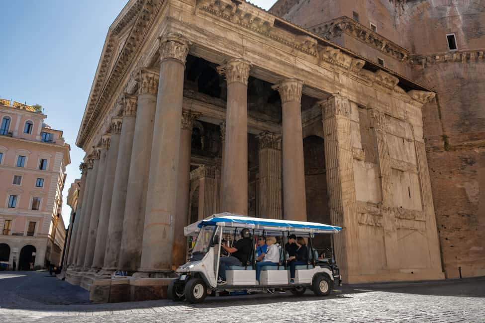 Rome: Exclusive Private Tour by Tuk Tuk - The Pantheon: One of the Stops That Makes the Trip Feel Complete