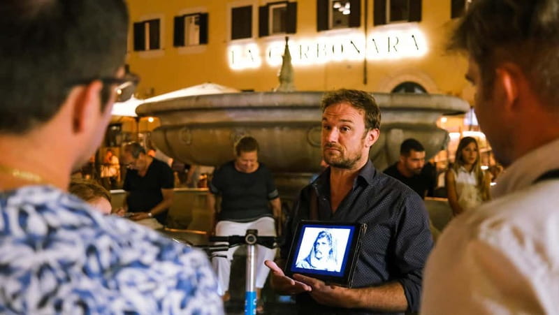 Rome: Ghosts & Bone Crypts Tours: 2 Tours, 1 Discount Ticket - Campo de’ Fiori, Piazza Farnese, and Ponte Sisto: tragedy gets a street address