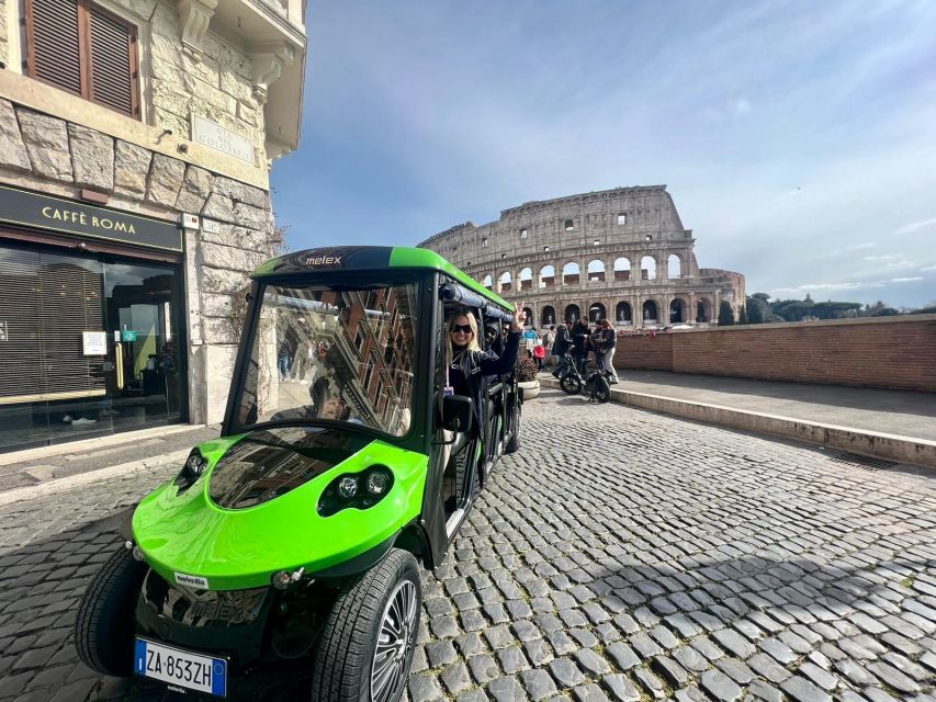 Rome: Golf Cart Tour with Artisanal Gelato Tasting - Why the Golf Cart Format Makes Sense in Rome