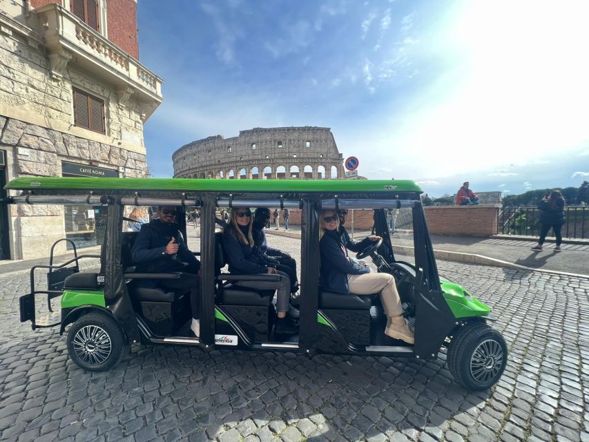 Rome: Golf Cart Tour with Artisanal Gelato Tasting - Circus Maximus for Panoramic Views You Don’t Have to Chase