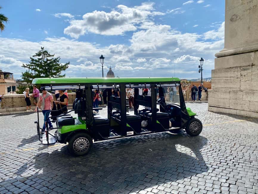 Rome: Golf Cart Tour with Artisanal Gelato Tasting - Piazza Venezia to Piazza Navona: Rome’s Squares at Human Speed