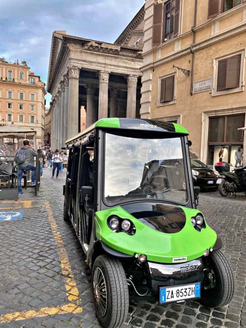 Rome: Golf Cart Tour with Artisanal Gelato Tasting - The Pantheon Break (and where the gelato fits)