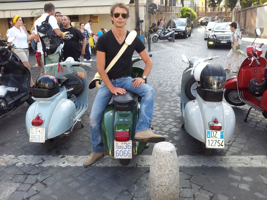 Rome: Half-Day Tour by Vespa with Driver - Key highlights at a glance