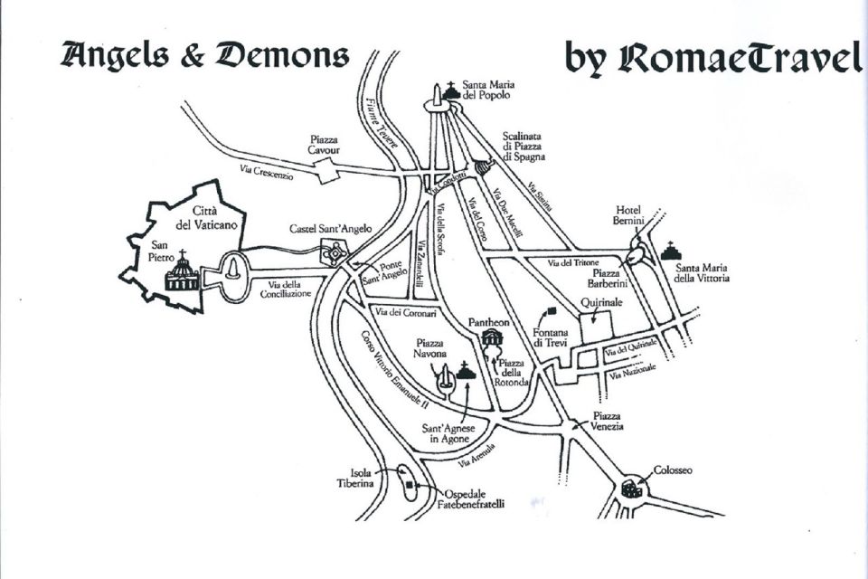 Rome: Illuminati Trail Angels & Demons Tour - Piazza Navona Walk-By Moment: Dramatic City Energy