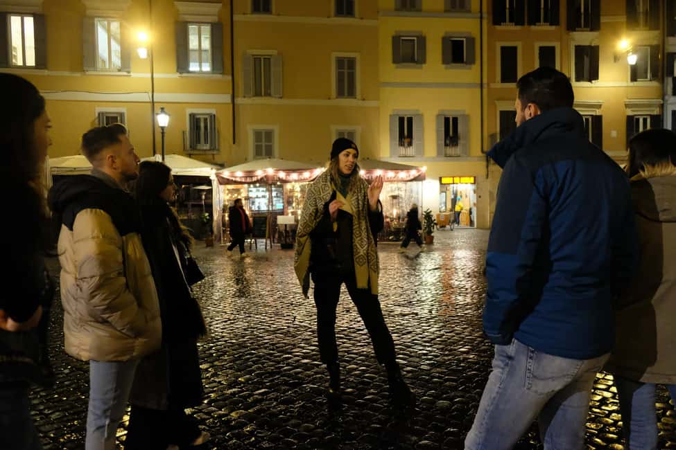 Rome: Murder Mysteries of Rome Guided Walking Tour - Price and value: what $28 buys you in Rome at night