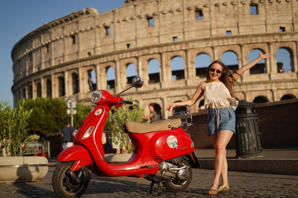 Rome: Night Photo Tour by Vespa with Aperol Spritz - Tracing the final route to Via Quattro Novembre