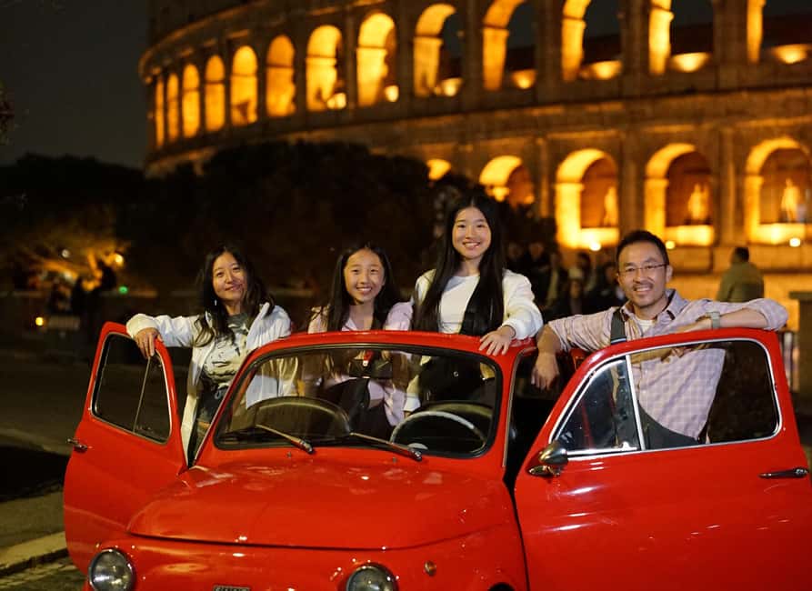 Rome: Night Tour in a Vintage Fiat 500 with Aperol Spritz - Key Points to Know Before You Go