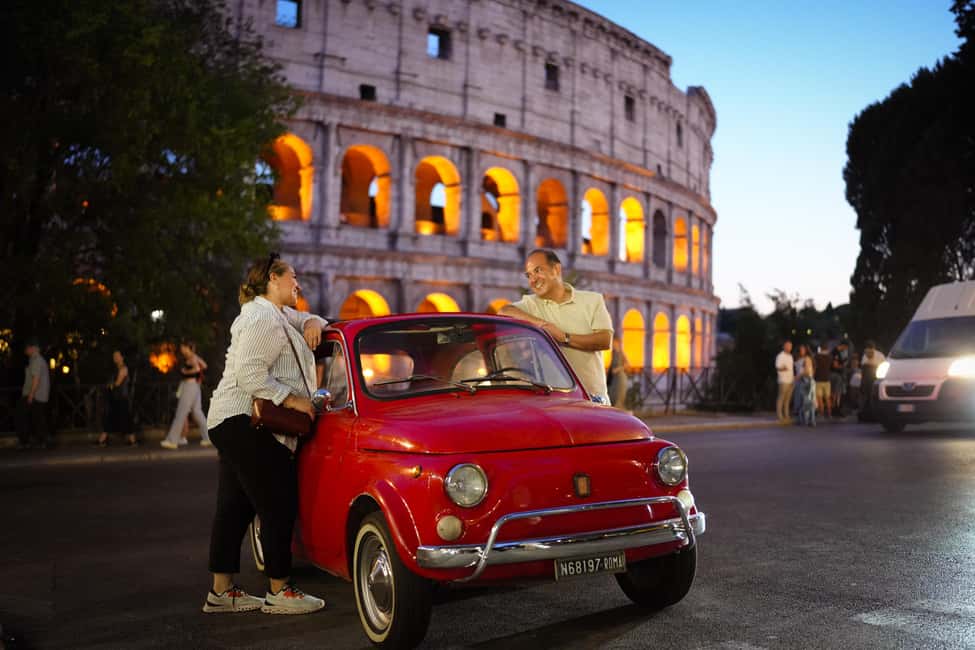 Rome: Night Tour in a Vintage Fiat 500 with Aperol Spritz - A Vintage Fiat 500 Makes Rome Feel Like a Night Movie