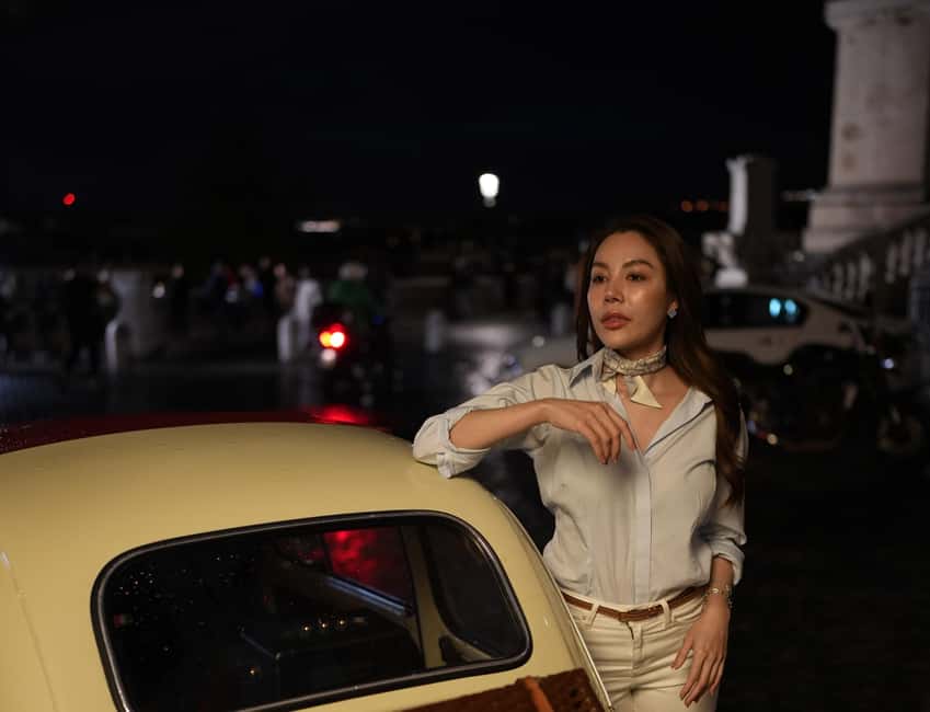 Rome: Night Tour in a Vintage Fiat 500 with Aperol Spritz - Colosseum by Night: Icon Lights, Real City Energy