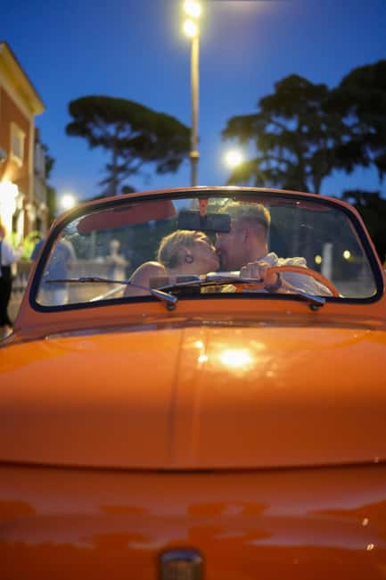 Rome: Night Tour in a Vintage Fiat 500 with Aperol Spritz - Giardino degli Aranci: A Quiet Rome Stop with a View Angle