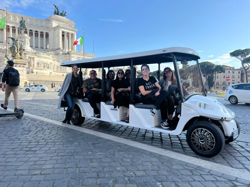 Rome: Private Golf Cart City Highlights Tour - Key highlights you’ll feel during the tour
