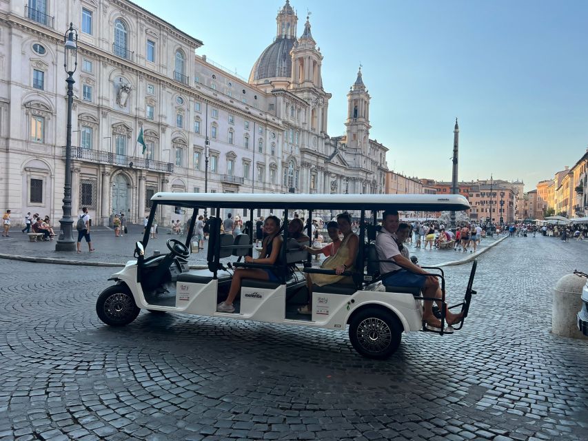 Rome: Private Golf Cart City Highlights Tour - Colosseum and Arch of Constantine: big icons, quick hits