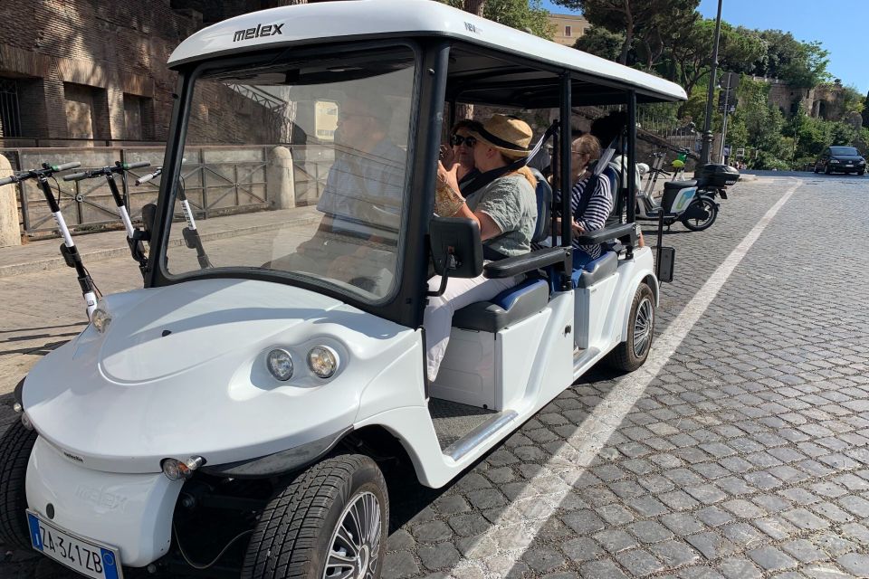 Rome: Private Golf Cart City Highlights Tour - Theatre of Marcellus to Piazza Venezia: getting your Roman orientation