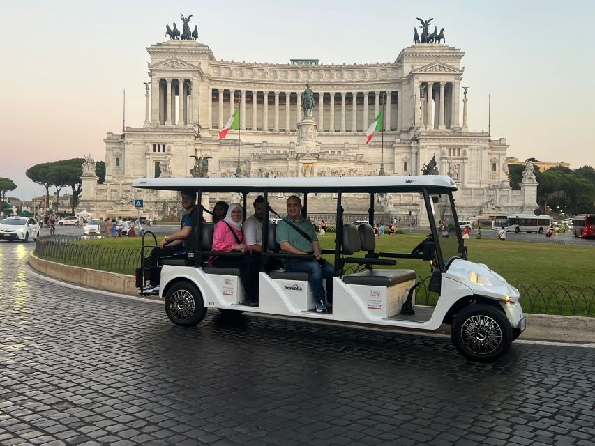 Rome: Private Golf Cart City Highlights Tour - Piazza Navona, Spanish Steps, and Trevi Fountain: where you actually stop